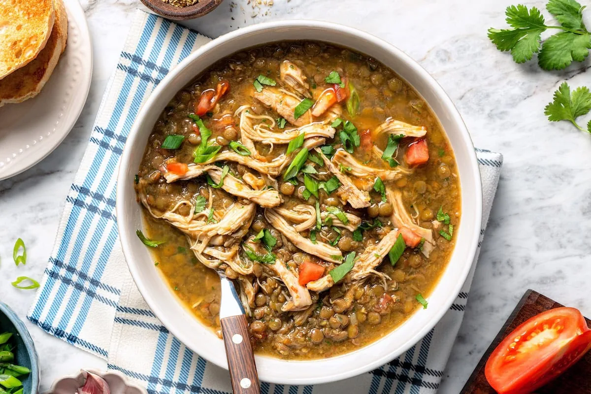 Hearty Chicken Lentil Soup: Comforting & Flavorful
